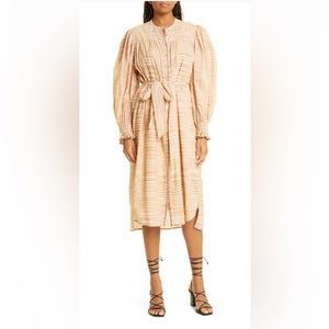 Ulla Johnson fiora ruffle midi dress